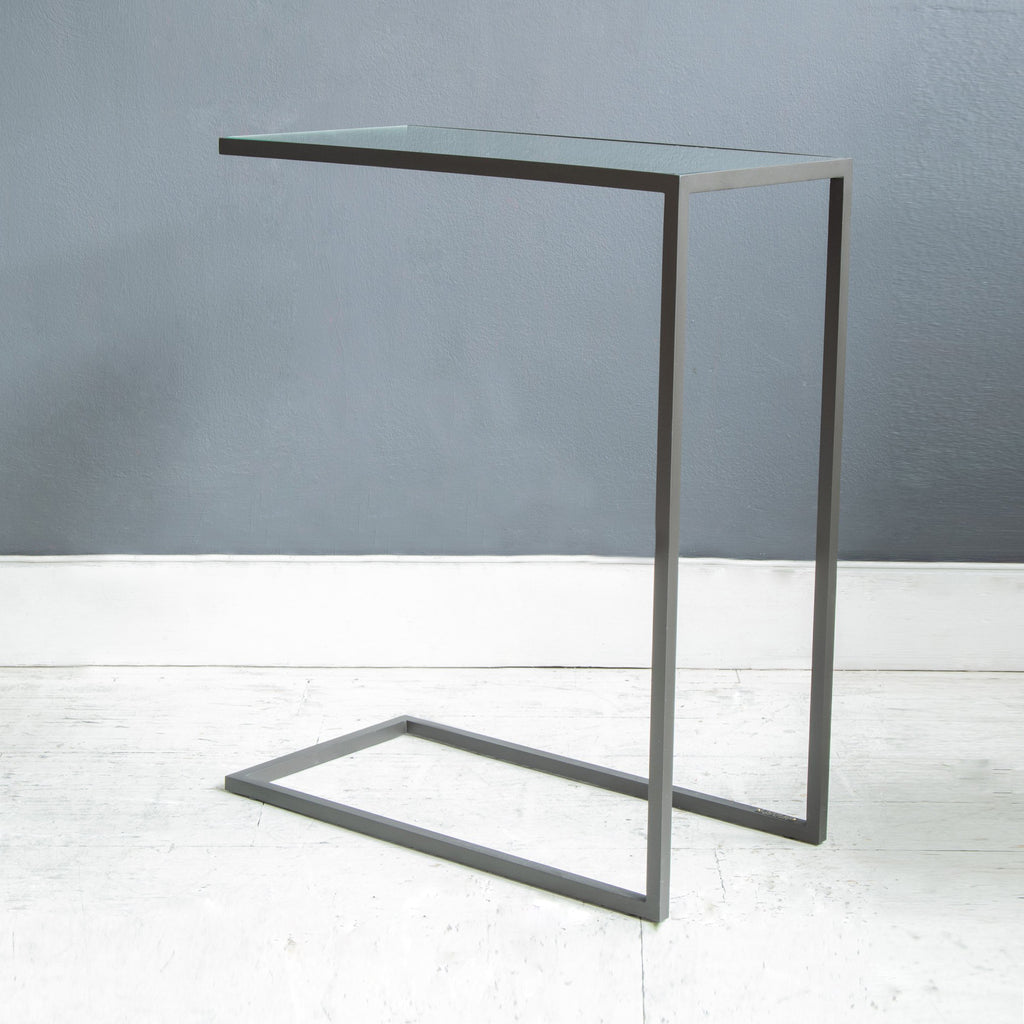 C Table, Glass and Iron