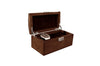 Havana Leather Watch Box Antique Tan With Watch