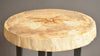 Petrified wood coffee table top
